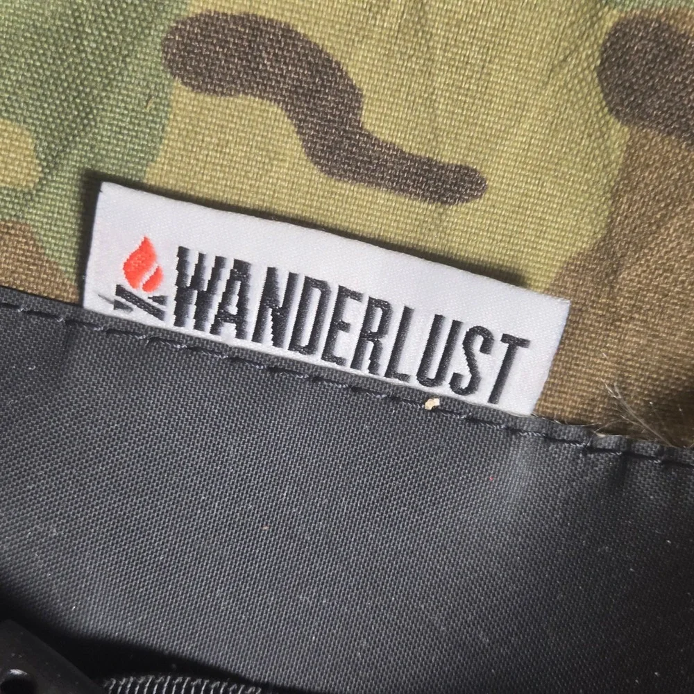 Wanderlust Multicam Camo Roll Top Tactical Gear Bag Compression Straps Outdoor